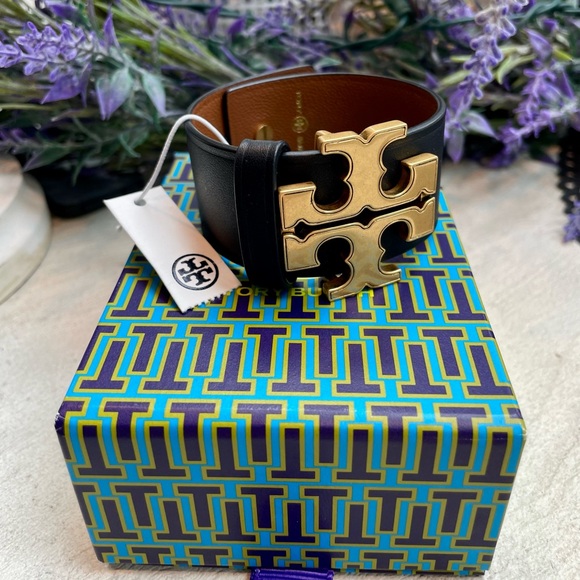 Tory Burch Eleanor Leather Bracelet🧡NWT🧡 - Picture 4 of 12